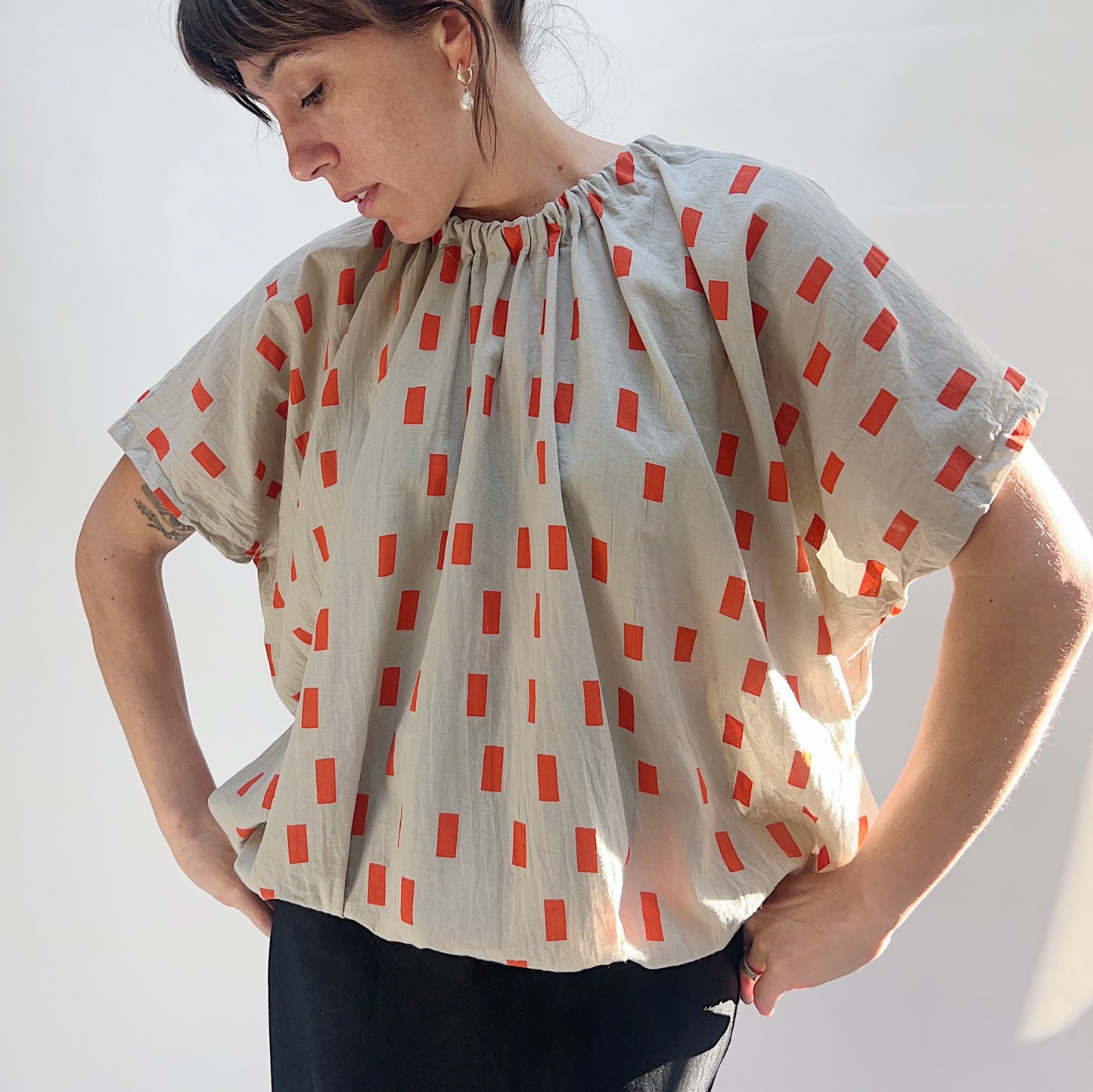 Nina Top in Orange Disko