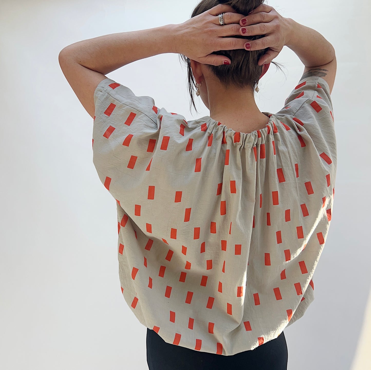 Nina Top in Orange Disko