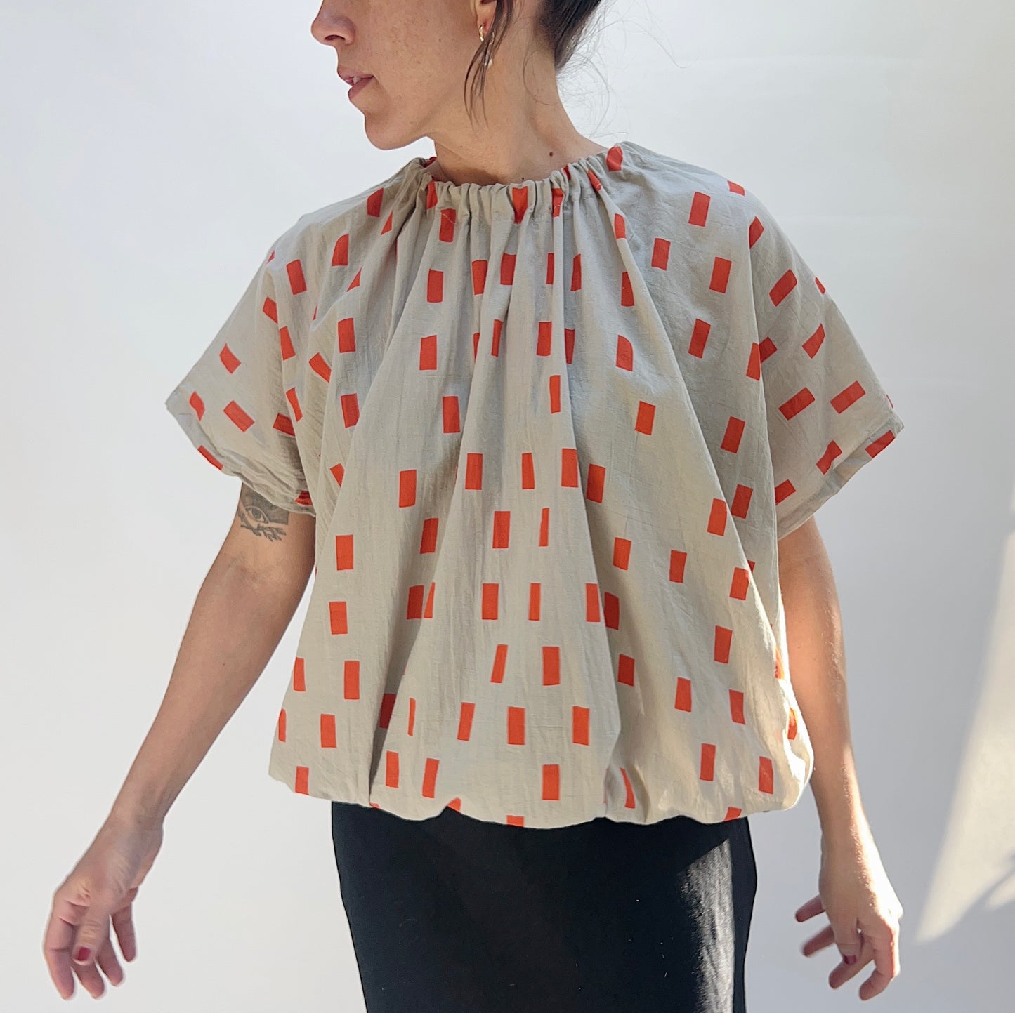 Nina Top in Orange Disko