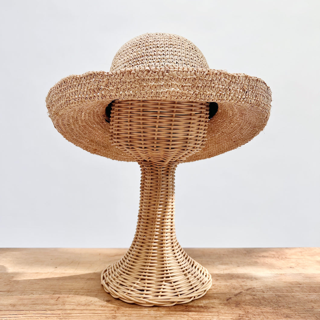 Raffia Kettle Brim Hat