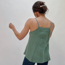 Load image into Gallery viewer, Kleen | Linen Maylie Tank in Oregano
