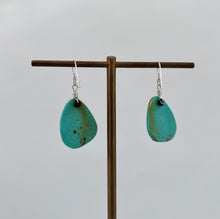 Load image into Gallery viewer, Turquoise Slab Earrings 1
