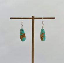 Load image into Gallery viewer, Turquoise Slab Earrings 2

