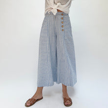 Load image into Gallery viewer, Yuvita | Sailor Pant in Blue Vertical Stripes
