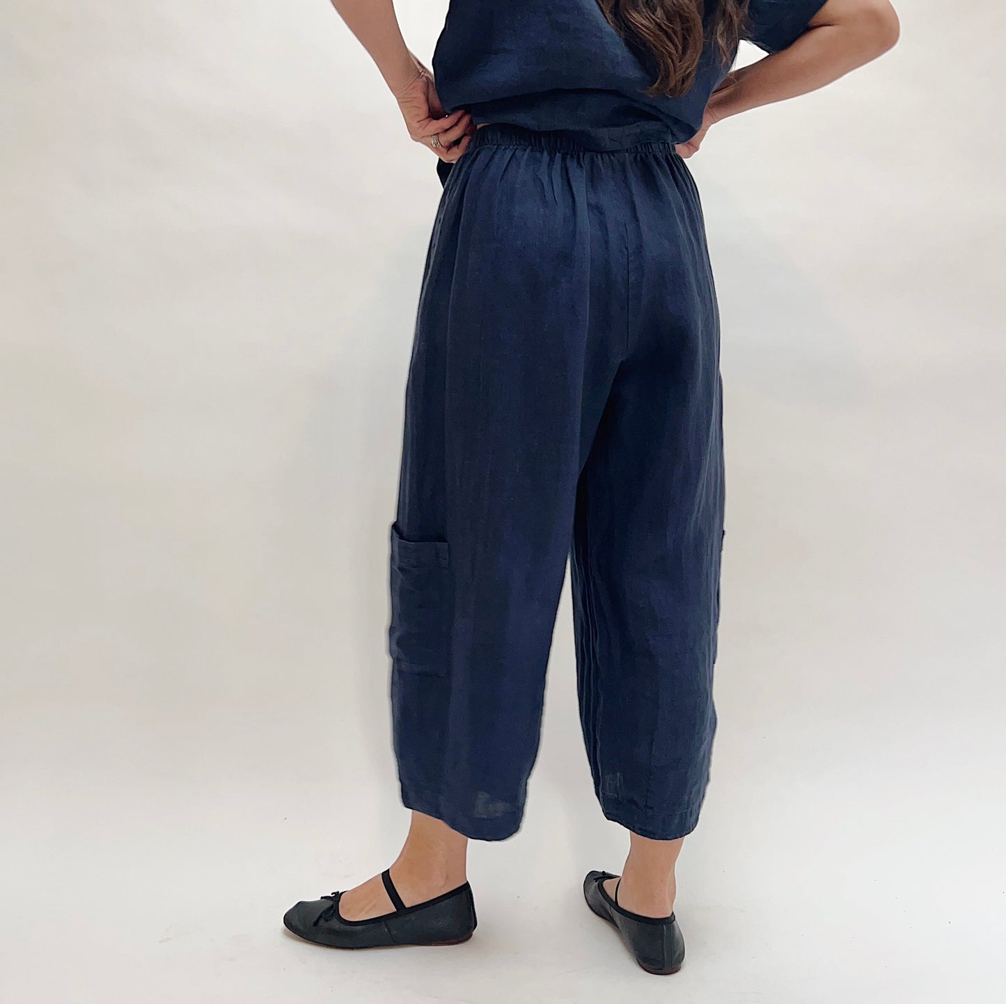 Linen Casbah Pant in Stargaze