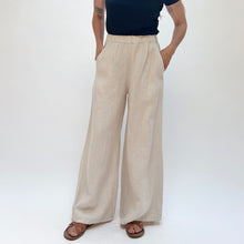 Load image into Gallery viewer, Cut Loose | Wide Leg Linen Pleat Pant in Jicama
