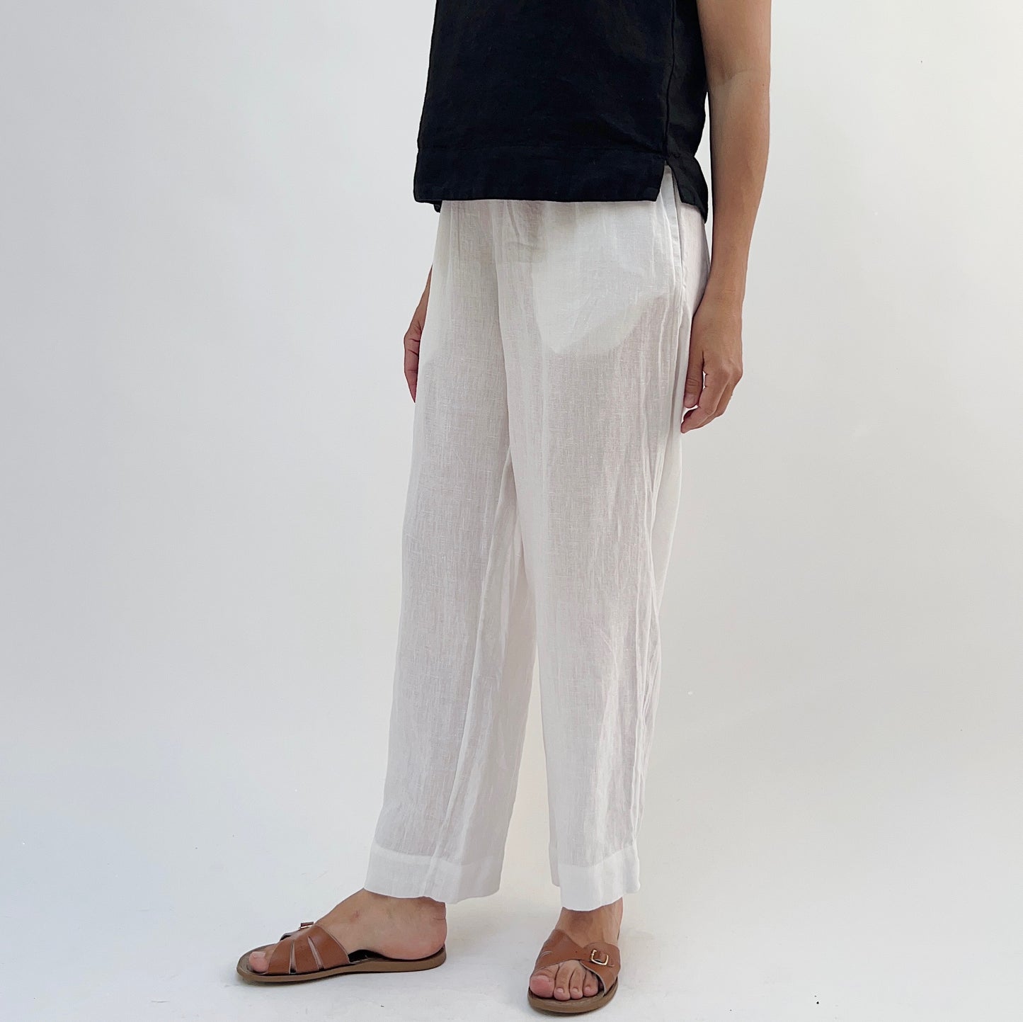 Bryn Walker | Linen Anka Pant in White