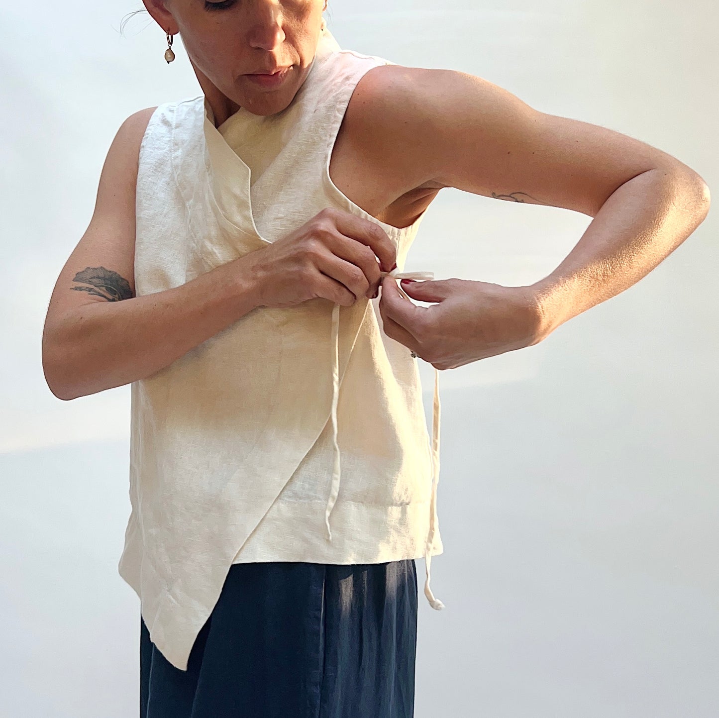 Koryo Vest in Cream