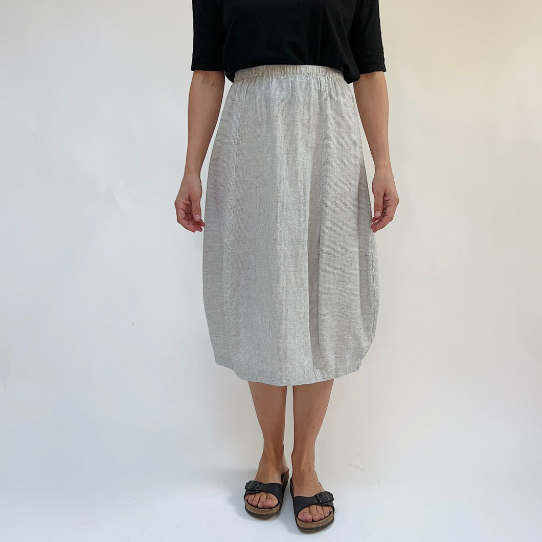 Kleen | Bubble Skirt in Laundered Stripe