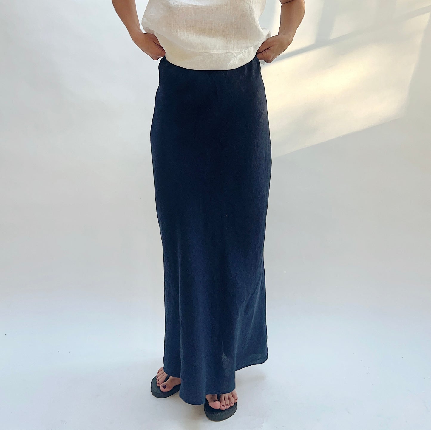 Long Bias Skirt in Stargaze