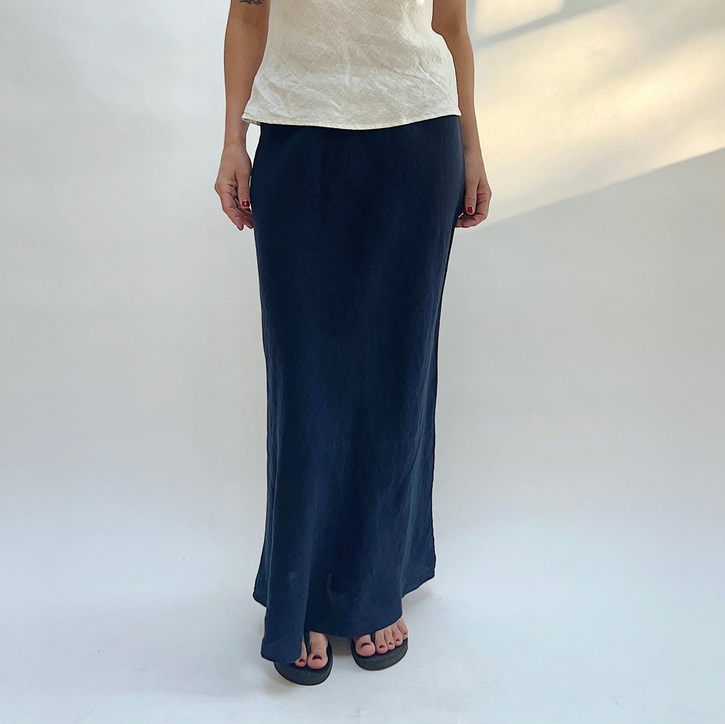 Long Bias Skirt in Stargaze