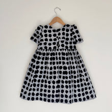 Load image into Gallery viewer, Fahari Bazaar | Girls Puff Sleeve Dress in Dot Print
