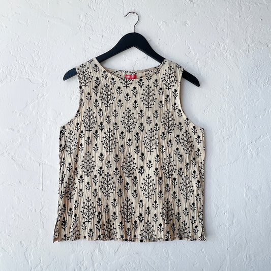 Julia Tank in Plant Print