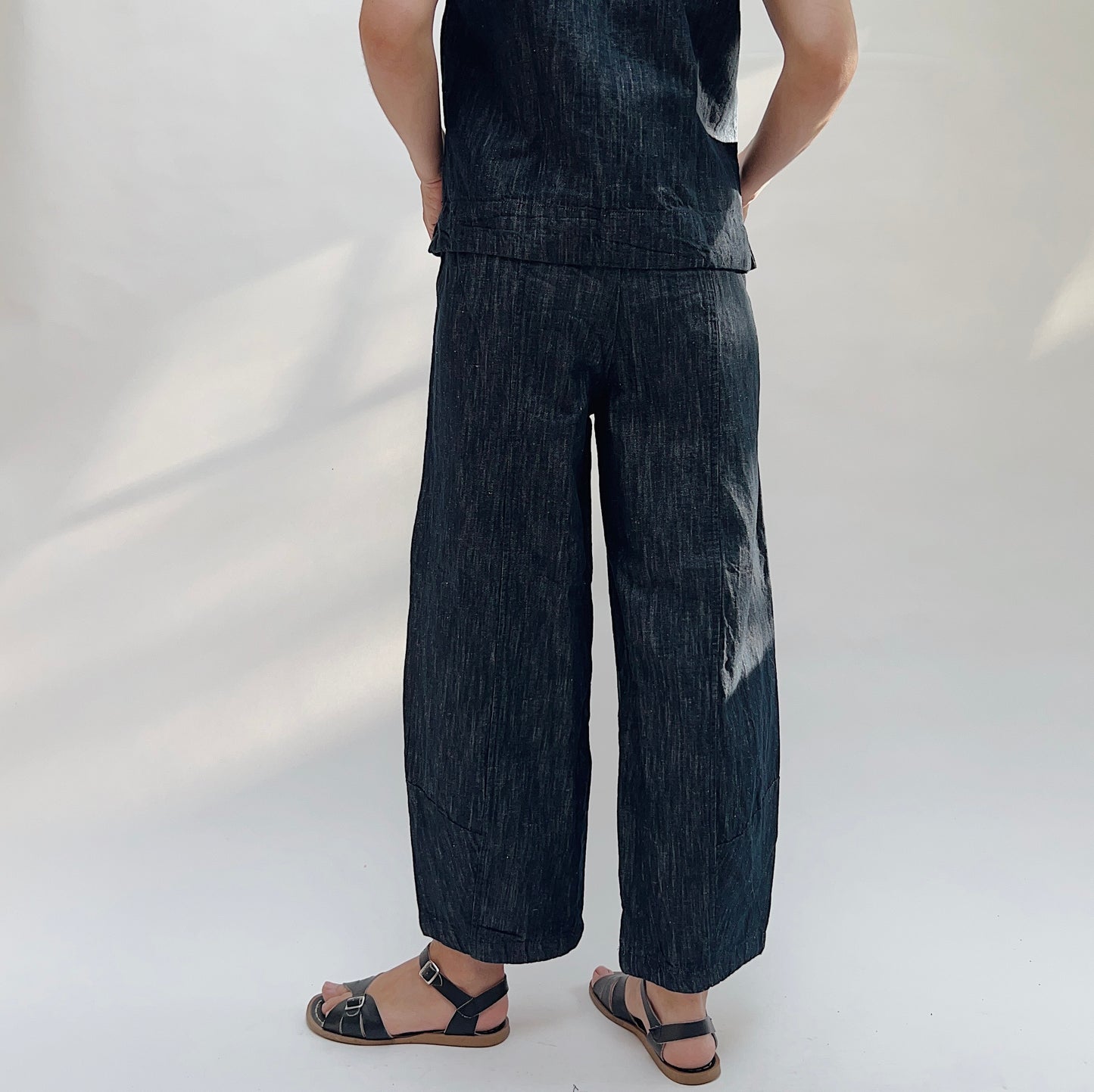 Denim Lantern Pant