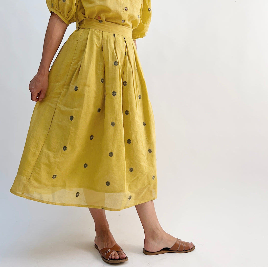DVAA | Yara Skirt in Yellow Floral