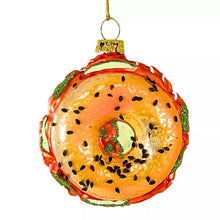 Load image into Gallery viewer, Bagel with Lox Ornament
