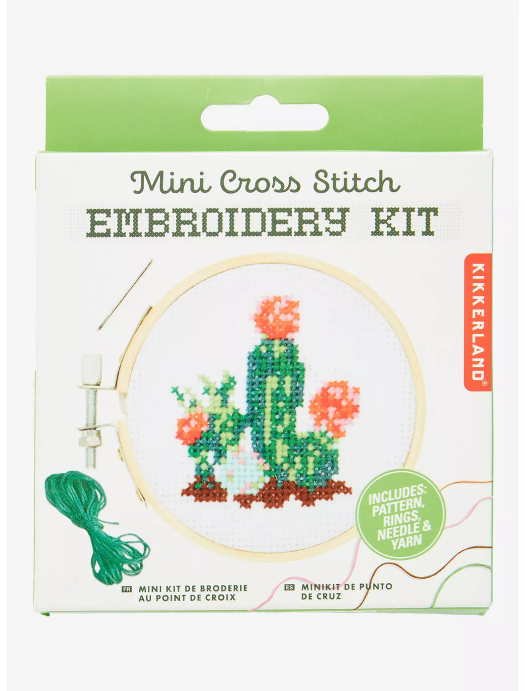 Mini Cactus Cross Stitch Embroidery Kit