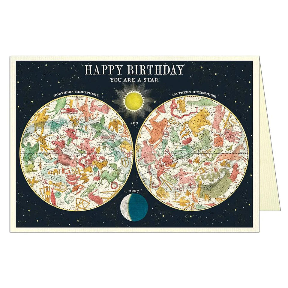 Cavallini | You Are A Star Birthday Card