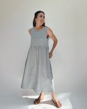 Load image into Gallery viewer, It Is Well | Organic Reversible Gauze Dress in Misty Sage
