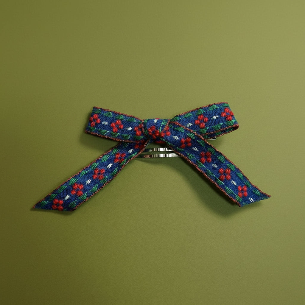 Tippi Embroidered Bow