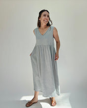 Load image into Gallery viewer, It Is Well | Organic Reversible Gauze Dress in Misty Sage
