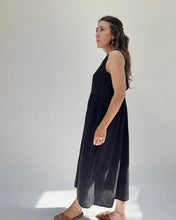 Load image into Gallery viewer, It Is Well | Organic Reversible Gauze Dress in Black
