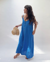 Load image into Gallery viewer, Yuvita | Button Front Dress in Flax Flower
