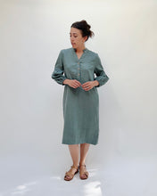Load image into Gallery viewer, Yuvita | Lantern Tunic Dress in Sage
