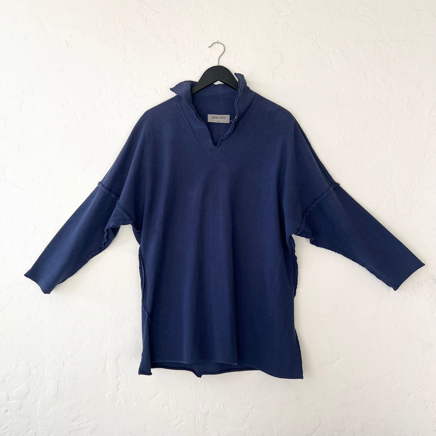 Eleven Stitch | Funnel Tunic in Midnight