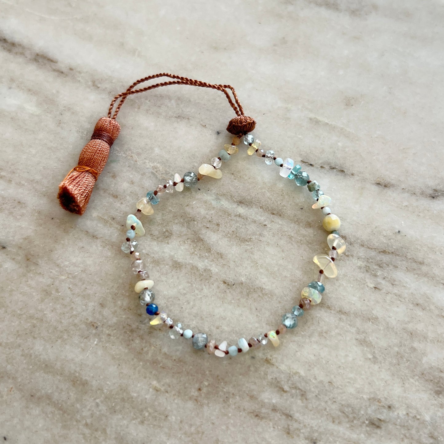 Lena Skadegard | Assorted Semi-Precious Tassel Bracelet