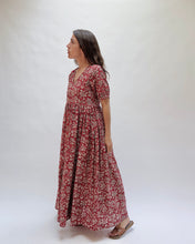 Load image into Gallery viewer, Petra Dress in Red Floral
