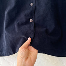 Load image into Gallery viewer, Bryn Walker | Corduroy Standing Collar Crop Jacket in Black
