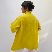 Load image into Gallery viewer, Bryn Walker | Linen Button Front Shirt in Incaberry
