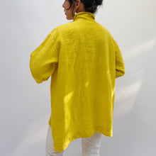 Load image into Gallery viewer, Bryn Walker | Linen Button Front Shirt in Incaberry
