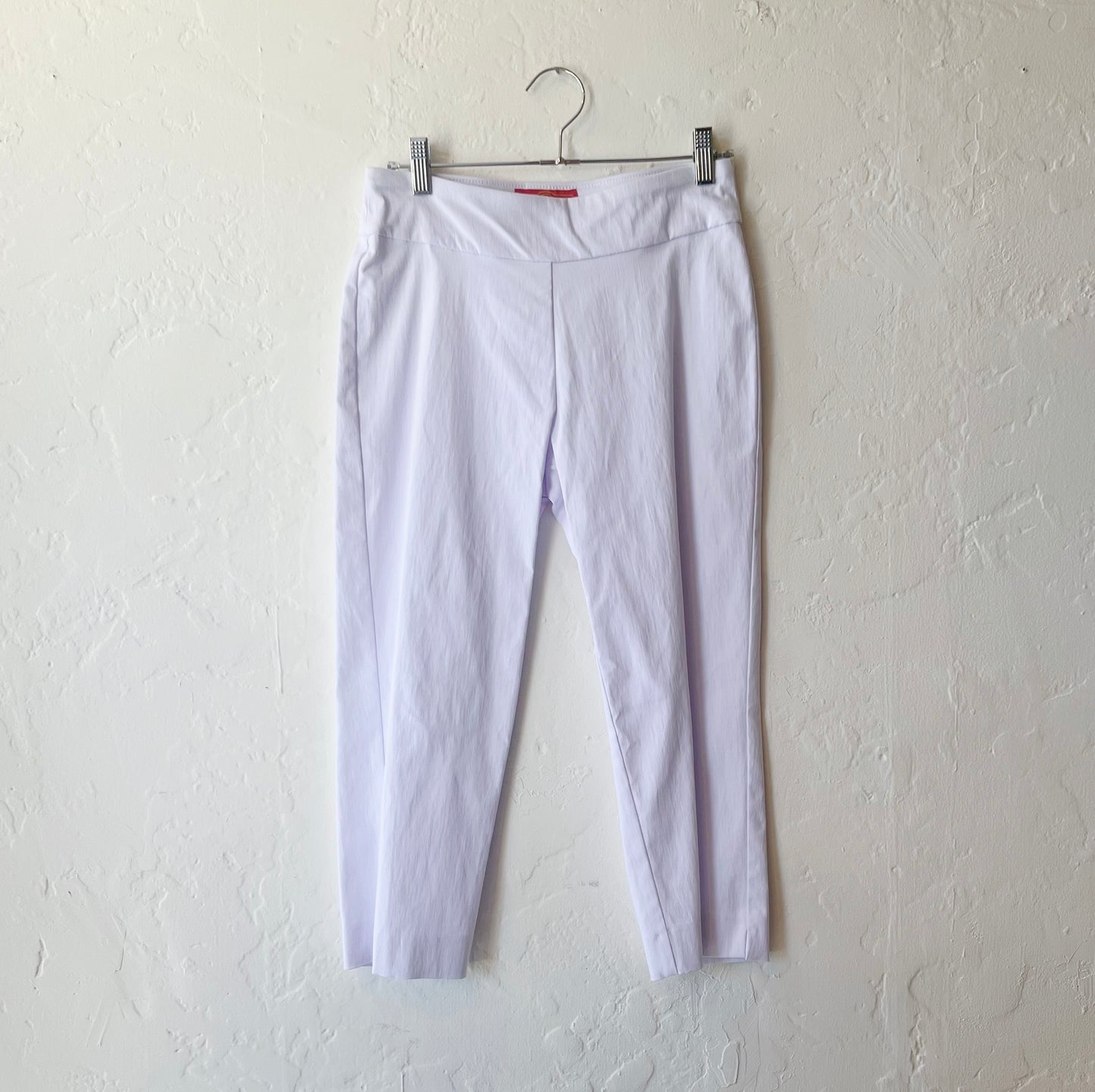 Krazy Larry | Pull On Capri Pant in White