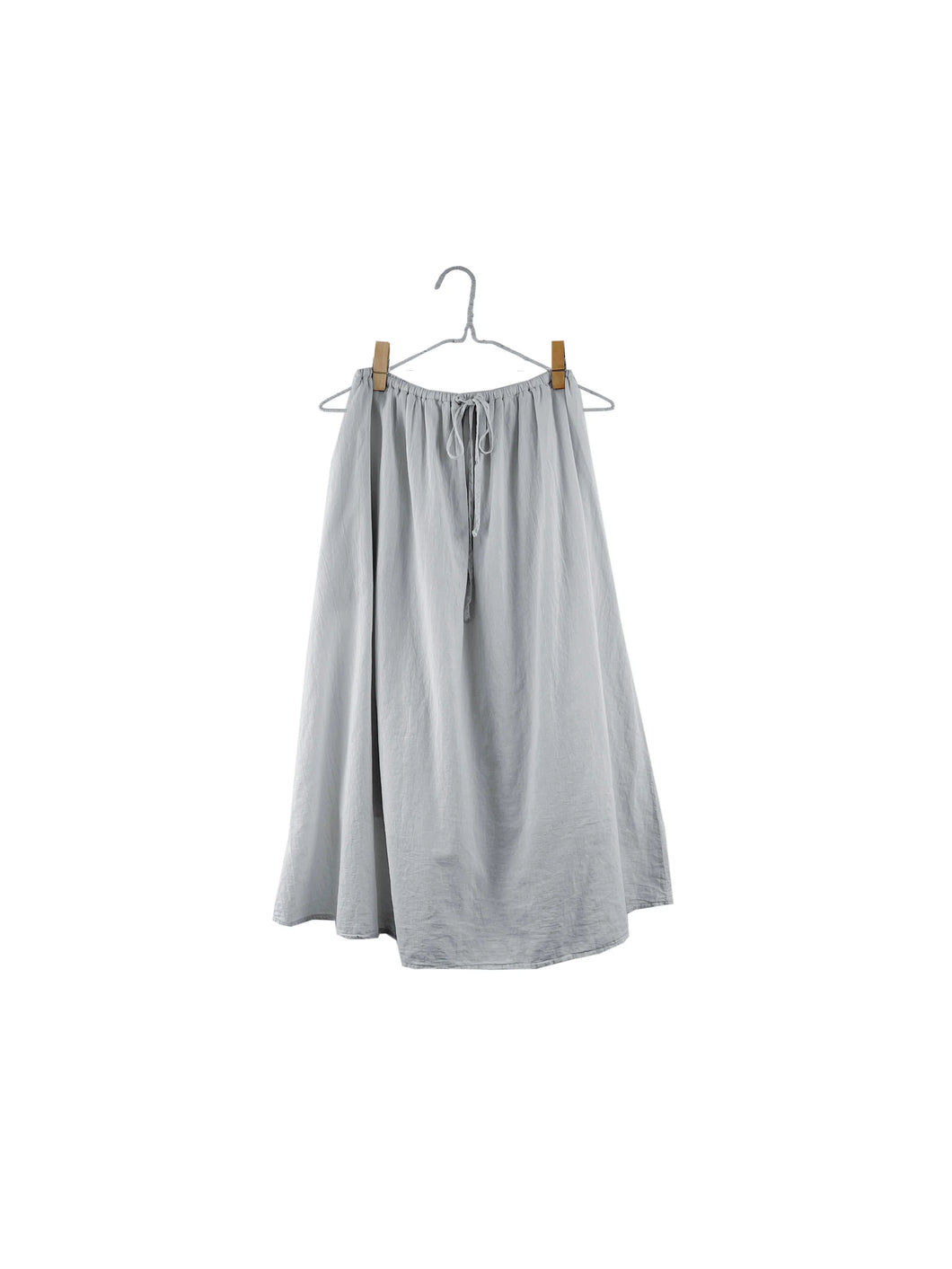 It Is Well | Washed Cotton Everyday Skirt in Slate Gray