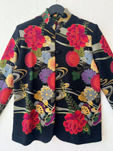 Load image into Gallery viewer, Moonlight | Standing Collar Swirl Jacket with Shoulder Pads
