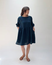 Load image into Gallery viewer, Yuvita | Babydoll Dress in Navy
