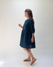 Load image into Gallery viewer, Yuvita | Babydoll Dress in Navy
