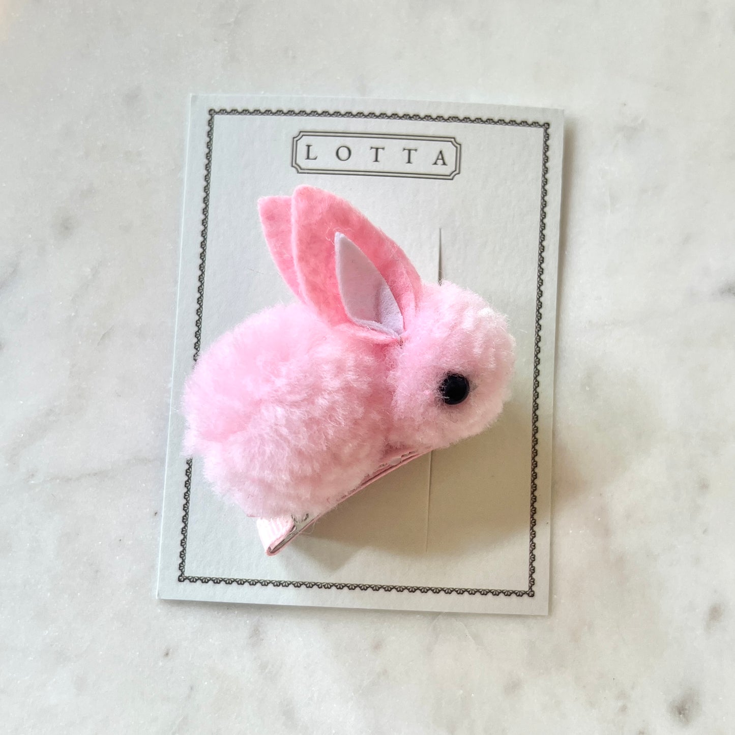 Fluffy Bunny Hair Clip