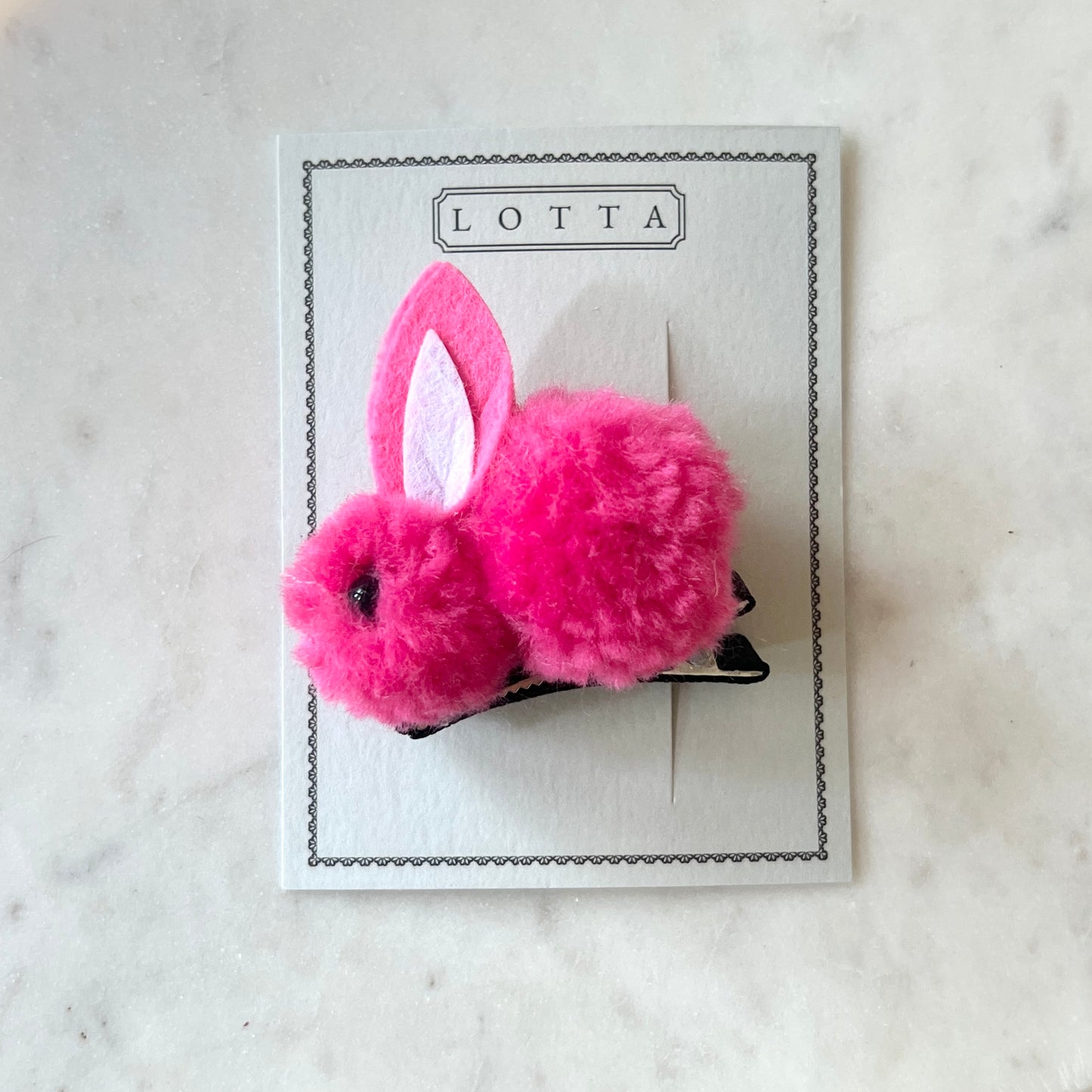 Fluffy Bunny Hair Clip