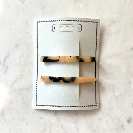 Slim Tortoise Hair Pins