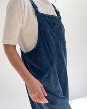 Load image into Gallery viewer, Fenini | Corduroy Jumpsuit Pant in Washed Denim
