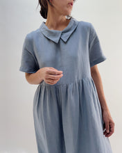 Load image into Gallery viewer, Yuvita | Collar Dress in Dusty Blue
