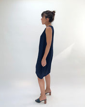 Load image into Gallery viewer, Eleven Stitch | Travel Bubble Dress in Indigo
