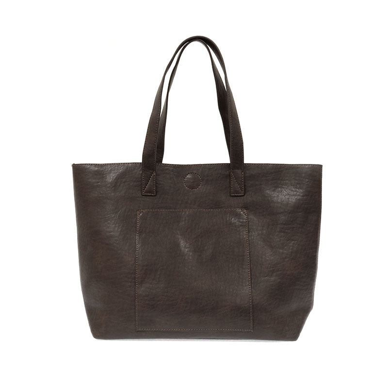 Jess Oversized Carryall Tote in Espresso