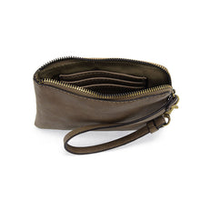 Load image into Gallery viewer, Pippa Wristlet Pouch in Taupe
