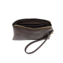 Load image into Gallery viewer, Pippa Wristlet Pouch in Espresso
