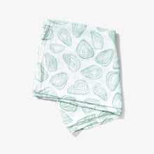 Load image into Gallery viewer, Lewis | Muslin Swaddle in Agave Oyster
