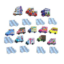 Load image into Gallery viewer, Eeboo | Trucks &amp; a Bus Little Memory &amp; Matching Game
